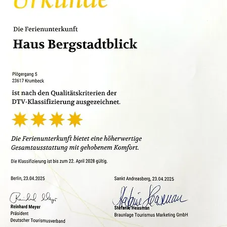 Haus Bergstadtblick Auszeit בית נופש